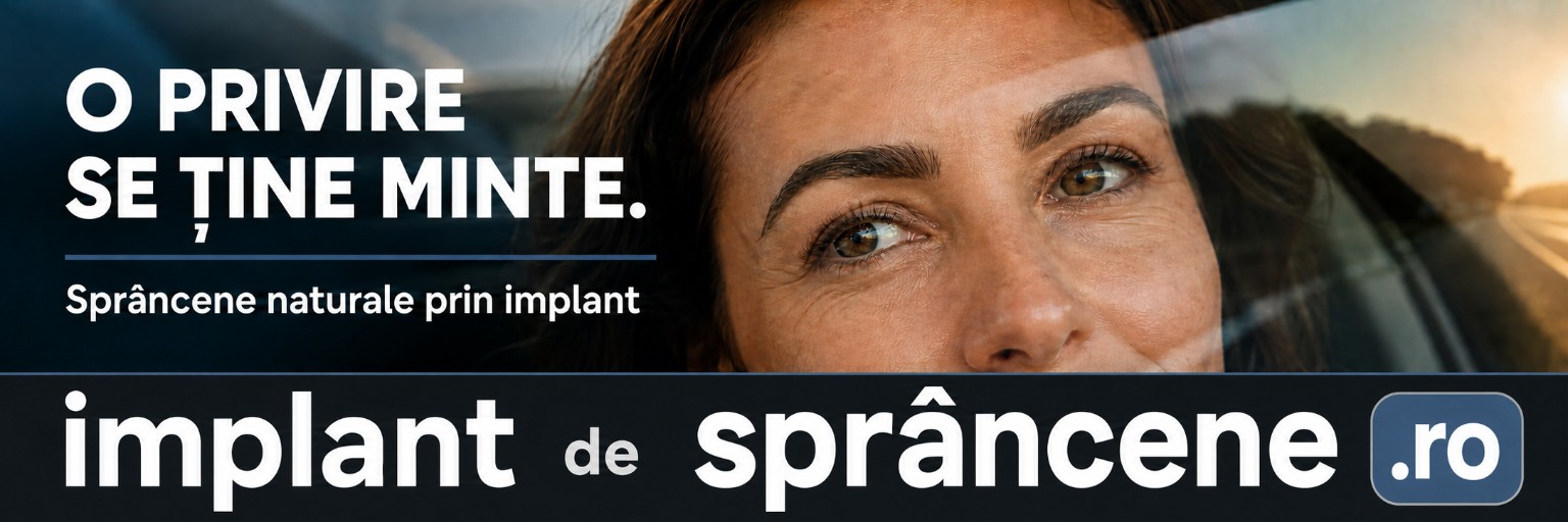 O privire se tine minte. Sprancene naturale prin implant.